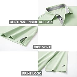 M MAELREG Mens Pique Polo Shirts Short Sleeve