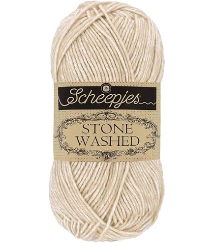 STONE POLIESTER SHANTUNG Mサイズ Amazon.com: Scheepjes Stone Washed Yarn, 1 x 50 g – 801 Moon Stone