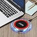 YOUSHARES Fast Wireless Charger, [Sleep-Friendly] Qi Wireless Charging Pad for All Qi Enabled Device (Quick Charge Feature for Samsung Galaxy S6 Edge Plus, Note 5), Red