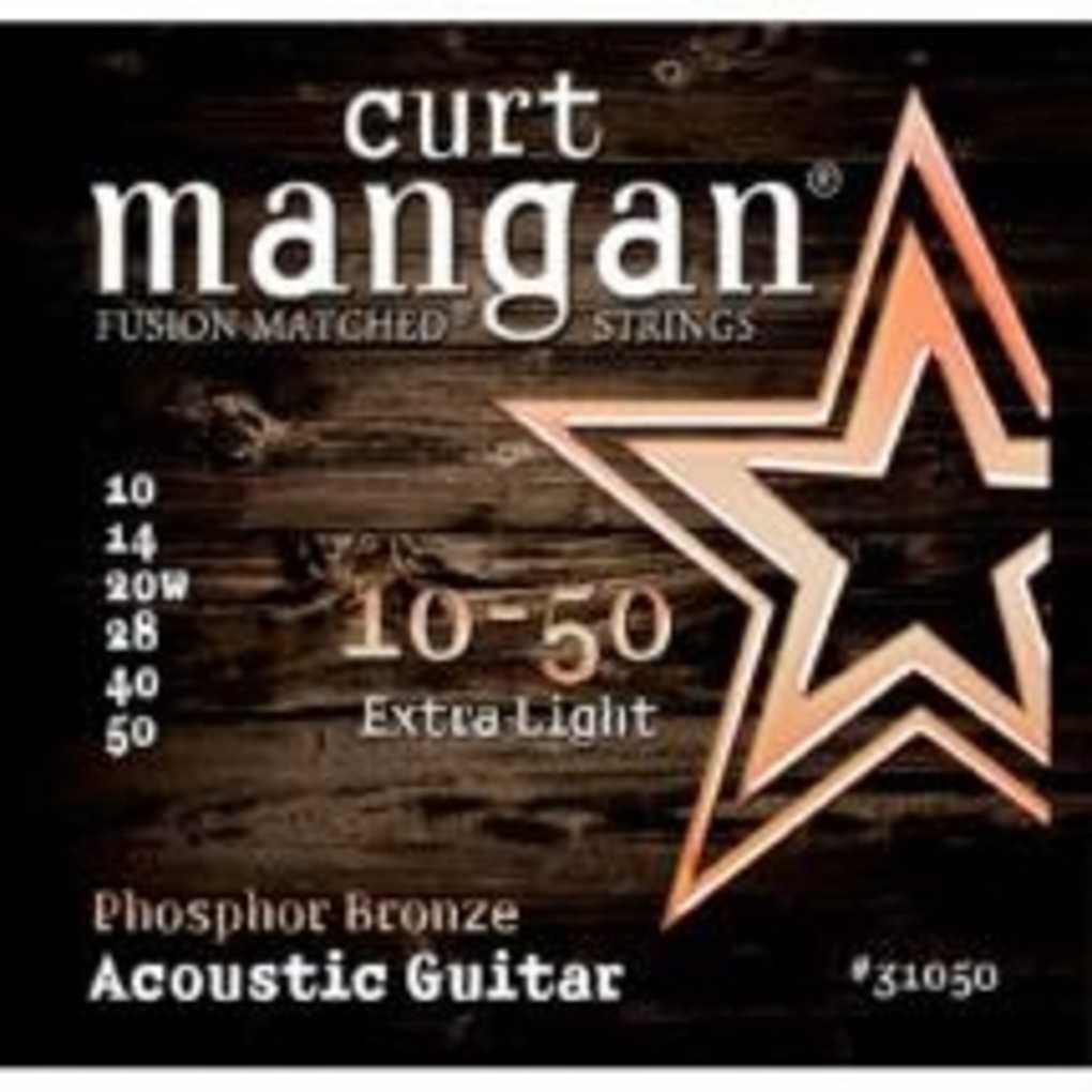CURT MANGAN STRINGS 10-50 Phosphor Bronze Guitar Strings