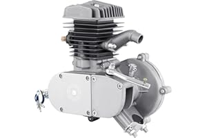 SAMGER S Samger 80cc 2-Stroke Engine Only For Motorized Mountain Bicycle 26" 28 Road Bike Silver