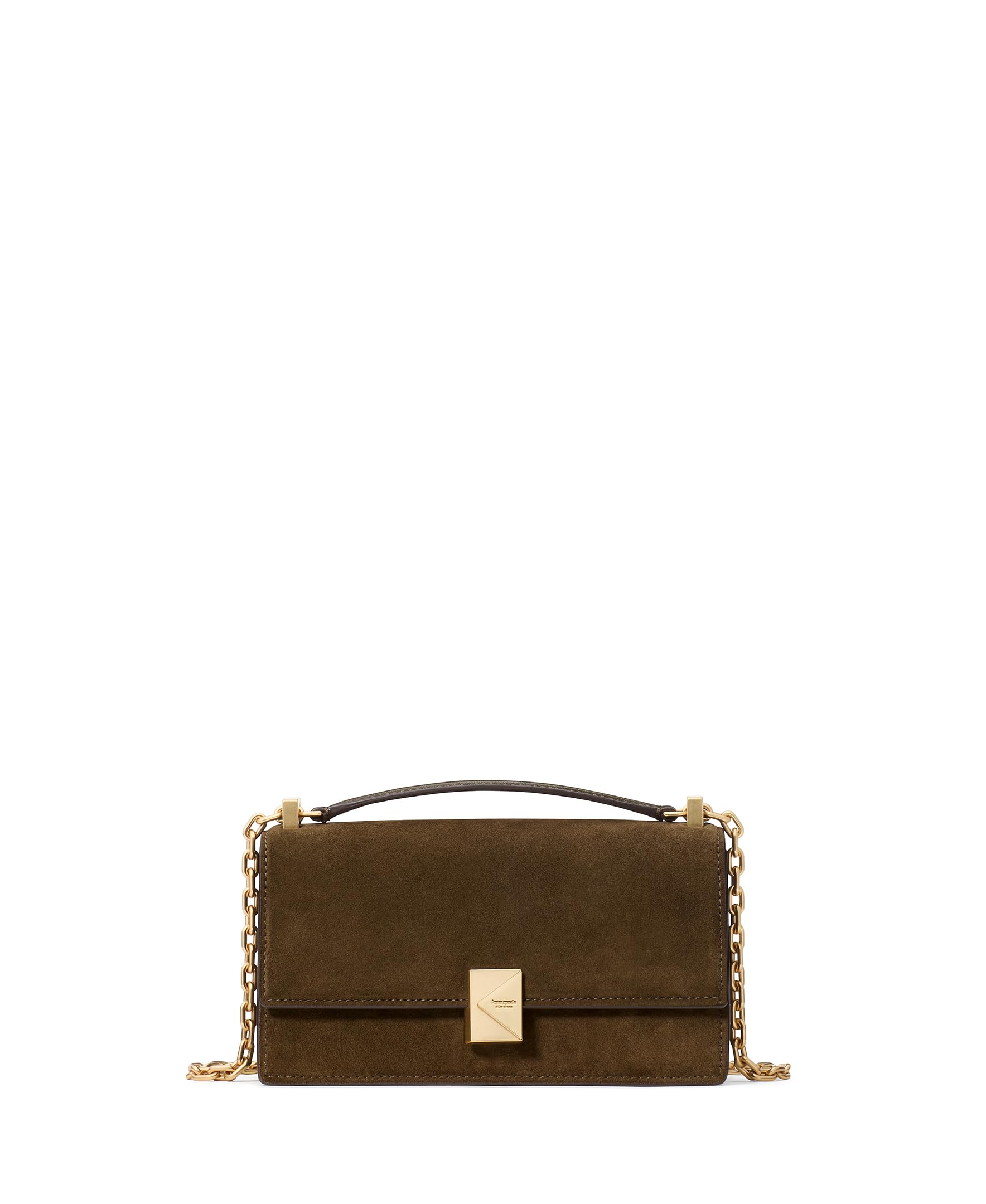 kate spade new york Deco Suede Mini Flap Chain Crossbody