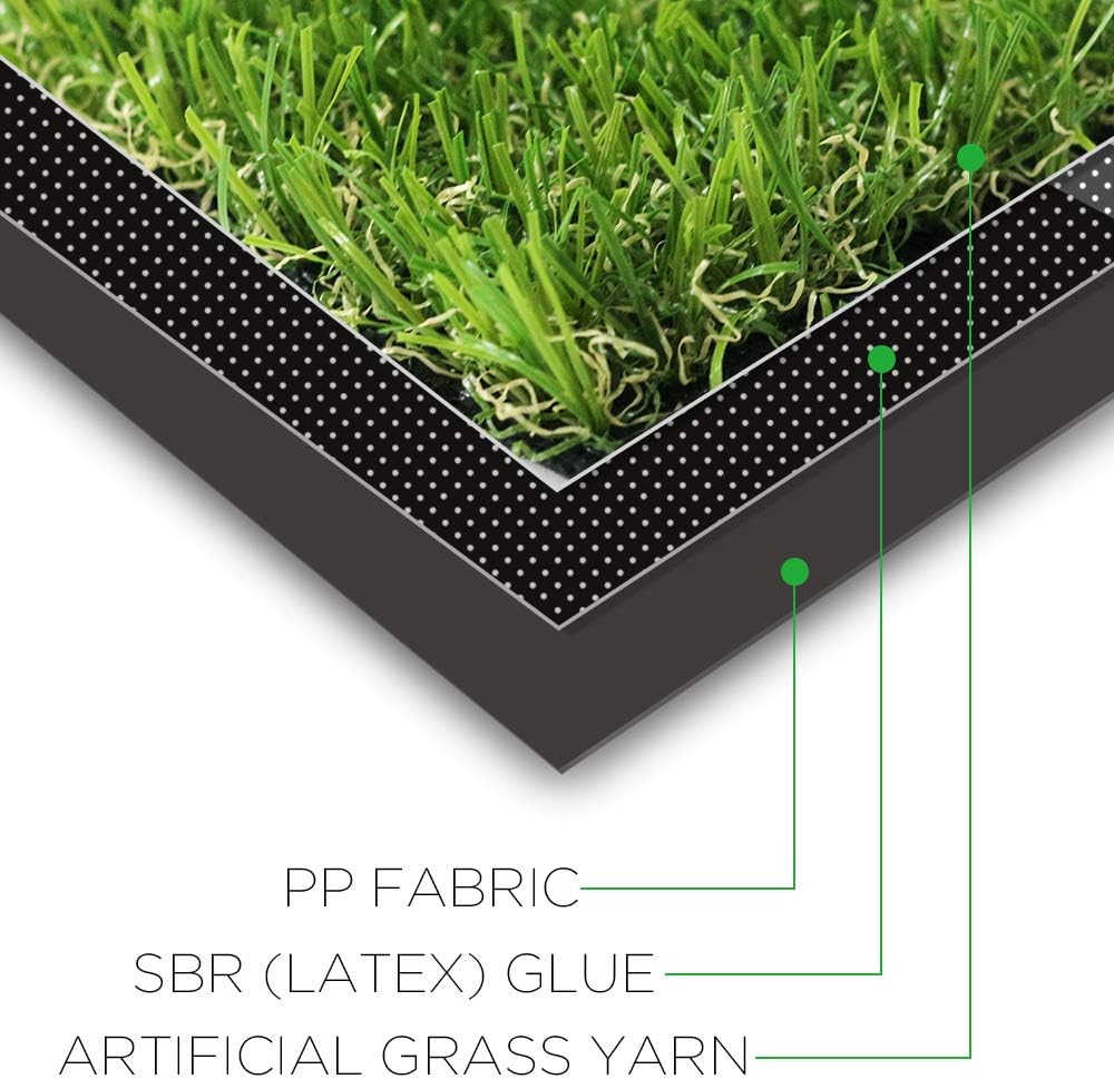 LITA Premium Synthetic Artificial Grass Turf 20mm Pile Height, High Density Fake Faux Grass Turf - Image 3