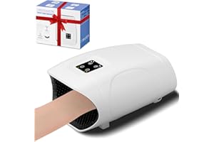 TipTalk Hand Massager with Heat and Compression, Cordless Electric Hand held Massager for Arthritis and Carpal Tunnel, Gifts for Men and Women