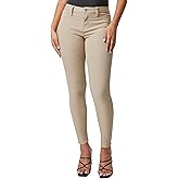 YMI Women's Hyperstretch Skinny Work Casual Mid-Rise Pants