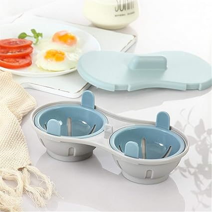 LMFLY Egg Cocedor de HuevosMicroondas Vapor de Huevo Diseño ...
