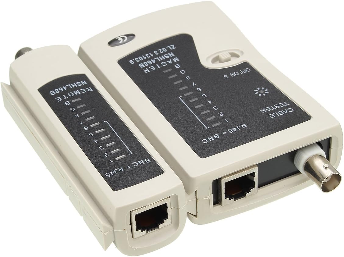 Cable tester master ns-468. тестер витой пары. тестер hyperline hl-868. тестер 5bites [rj45, rj11, rj12, до 305 м]. прозвонка rj45 кабельный тестер.