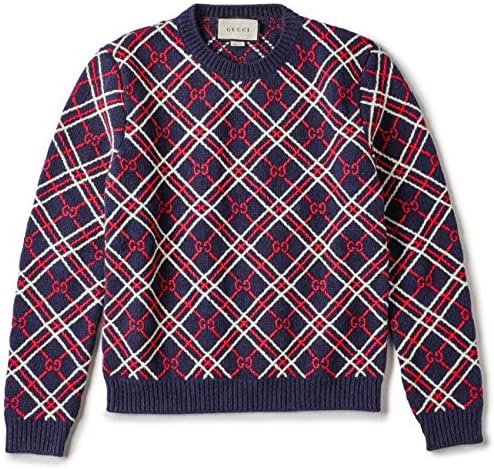 Amazon Gucci グッチ ニット メンズ Wool ウールニット Inchiostro Multcolor Xka2t 4915 並行輸入品 セーター 通販