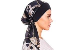 ORKSEA Chemo Headwear for Women Head Scarf Headwraps Silky Soft Turbans for Women Cancer Hats Chemo Beanie Coverings Scarves