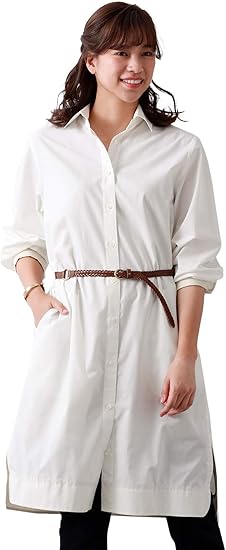 Amazon アマカ Amaca Leofine シャツワンピース V5j ワンピース チュニック 通販