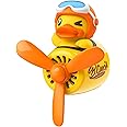 Car Air Fresheners Pilot Yellow Duck Cute Car Diffuser Rotating Propeller Cartoon Automotive Air Outlet Fan Creative Car Perfume Decoration Automotive Air Fresheners for Cars (Pilot Yellow Duck)