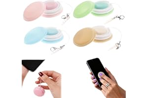 Jiexily Macaron Phone Screen Cleaner, 2026 New Portable Mobile Phone Screen Wipe, Multifunctional Screen Eyeglasses Brush Cleaner for Travel or Office (4 Pcs)