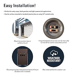 HALO 150- Watt Equivalent, Integrated LED, Bronze