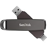 SanDisk 512GB Extreme PRO Dual Drive - Up to 1,000MB/s, USB Type-C, and USB Type-A, High-Performance Flash Drive - SDDDE1-512G-G46