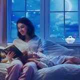 UOUNE Galaxy Projector Star Night Light with Bluetooth Speaker Remote Timer view 5