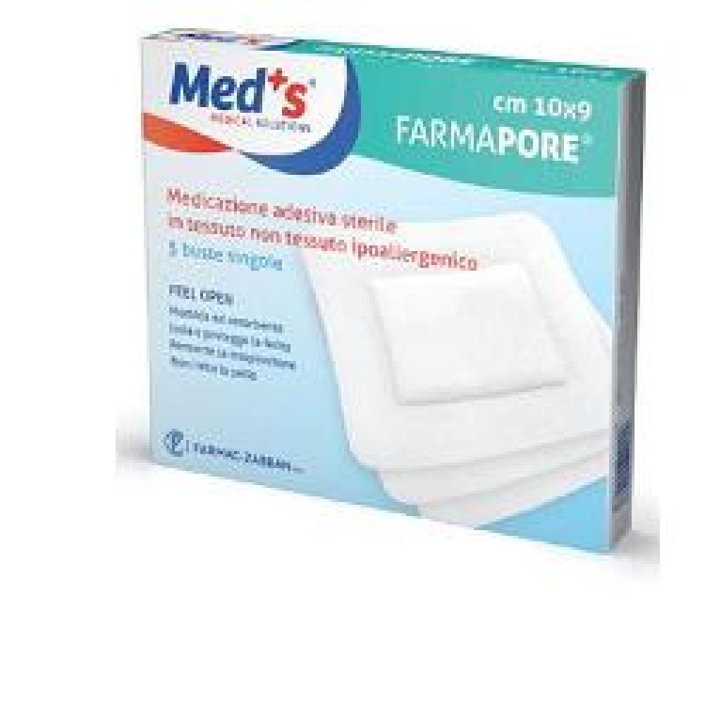 Farmac-Zabban 8486 Meds Pore Dressing, 3 Pieces, 10 x 23 cm