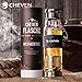 CHEVEN Tea Infuser Tumbler & Glass Water Bottle 20/13oz / Single/Double Wall Borosilicate Glass with Spill-proof stainless Lid and Strainer / Stylish Denim Insulated Thermo Sleeve and Travel Sleeve