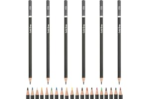 PATIKIL Colored Pencils, Grey Color Drawing Pencils with Oil-Based Cores Art Scrapbook Supplies for Adult Coloring Books Arti