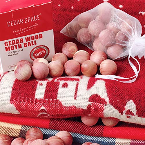 Cedar Space Cedar Blocks | Cedar Packs | Cedar Balls | Cedar Hang up for Closet Storage, 100% Nature Red Cederwood