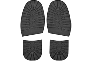 Boot Sole & Heel Replacement – Rubber Soles for Bottom of Shoes, Half Soles & Heels for Shoe Repair, Anti-Slip Shoe Soles (La