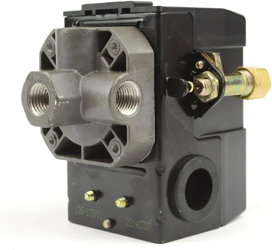 Lefoo Quality Air Compressor Pressure Switch Control 95125 PSI 4 Port