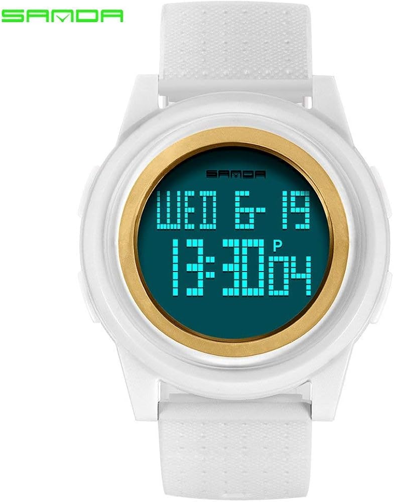 Sanda Super Slim Sport Watch Men Electronic LED Digital Wrist Watches New Fashion Ultra Thin Men