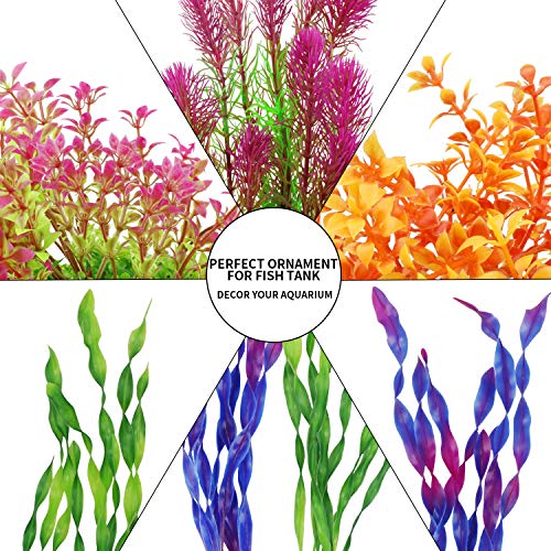 image for MyLifeUNIT Artificial Aquariums Plants Plastic Fish Tank Plants for Aq
