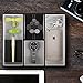Leather Valet Tray for Men, Nightstand Organizer Dresser Catchall for Keys Phone Jewelry Watch Wallet(Black)