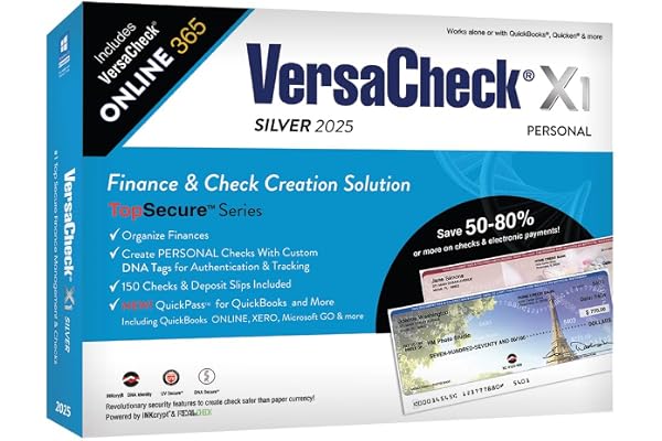 VersaCheck X1 Silver 2025 + VersaCheck ONLINE Silver 1yr Sub Bundle