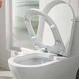 Colexy White Universal Toilet Seat Buffer Set WC Dampening Bumper Gasket view 4