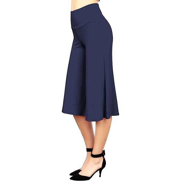 MBJ WB876 Womens Knit Culottes Pants XS Aqua at Amazon Women's