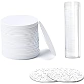 LeadSeals 50 Pieces Blank NFC Tags NTAG215 NFC 215 Cards Rewritable NFC Coins Cards 25mm(0.98 Inch) 504 Bytes Memory Compatib