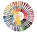 Embroidery Floss 50 Skeins Rainbow Color Cross Stitch Floss with Free Embroidery Needles and Plastic Card Board