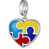 Tajuxa Autism Charms 925 Sterling Silver Autism awareness Jewelry Autism Jewelry Gifts For Women