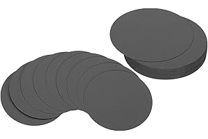 PATIKIL 3inch Circle Card Stock, 50Pcs Round Shape Cutouts Paper Thick Cardstock Coaster for DIY Craft Projects Classroom Bul