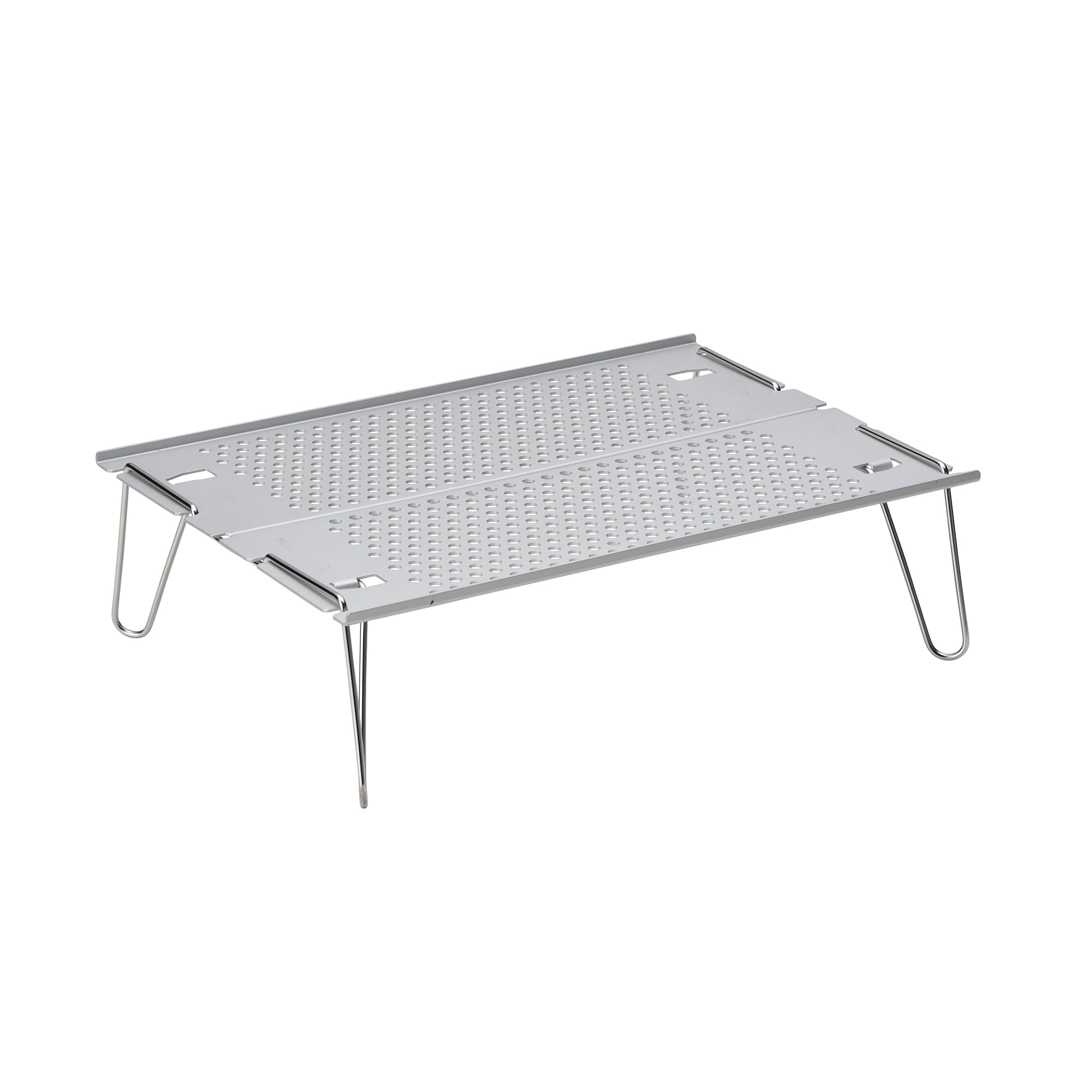 Snow Peak Ozen Solo Table, Aluminium, Silver, 297 x 210 x 85mm, Blankets