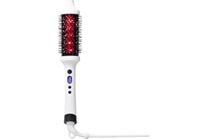 BONDIBOOST Infrared Thermal Brush, Heated Thermal Round Brush for Smooth + Shiny Hair, Dry Hair Styling for Instant Volume, Less Hair Breakage + Minimizes Snags, Frizz-Free