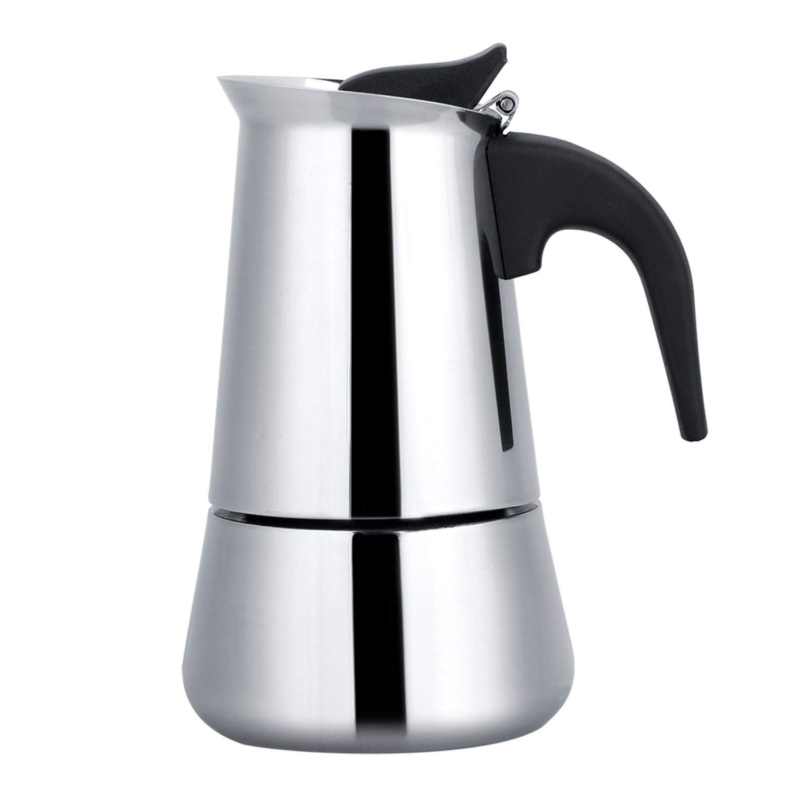 Portable Stainless Steel Coffee Pot Moka Espresso Maker Mocha Pot Coffee Brewing Tool (450ml)