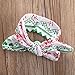 honeys Baby Girl 4pcs Christmas Suit Long Sleeve Romper+Retro Deer Pants+Hat+Headband (0-3months, White)