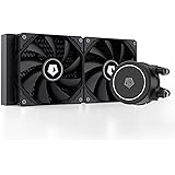 ID-COOLING FROSTFLOW X 240 CPU Water Cooler AIO Cooler 240mm CPU Liquid Cooler White LED 2x120mm PWM Fans, Intel 1700/1200/11