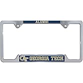 Georgia Tech Metal License Plate Frame (Chrome Alumni)