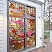 Ivenf Valentines Day Decorations Heart Window Clings Decor, Kids School Home Office Large Valentines Hearts Accessories Birthday Party Supplies Gifts, 4 Sheet 70pcs