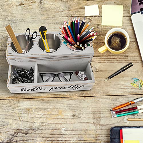 Y&ME Wood Hair Tool Organizer Countertop Hair Dryer Holder, Hair Tools