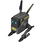 GravaStar 65W GaN Robot USB-C Charger with 3 Ports | Futuristic Robot-Inspired Design with Foldable Legs, 2 USB-C &amp; 1 USB-A Ports for Fast Charging with Iconic Desktop Style