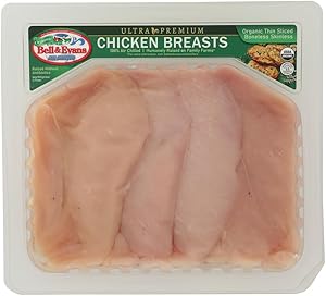 Bell & Evans Organic Boneless Skinless Chicken Breast Cutlets