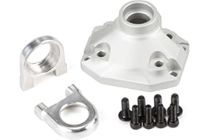ZMHOBBY Aluminum Front Rear Diff Cover Bearing Retainers Third Member Set for Vanquish F10 Portal/Straight Axle H10 Optic Upgrade (Rear Diff Cover SR)