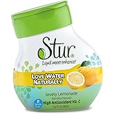 Stur Liquid Water Enhancer | Lemonade | Sweetened with Stevia | High in Vitamin C & Antioxidants | Sugar Free | Daily Hydrati
