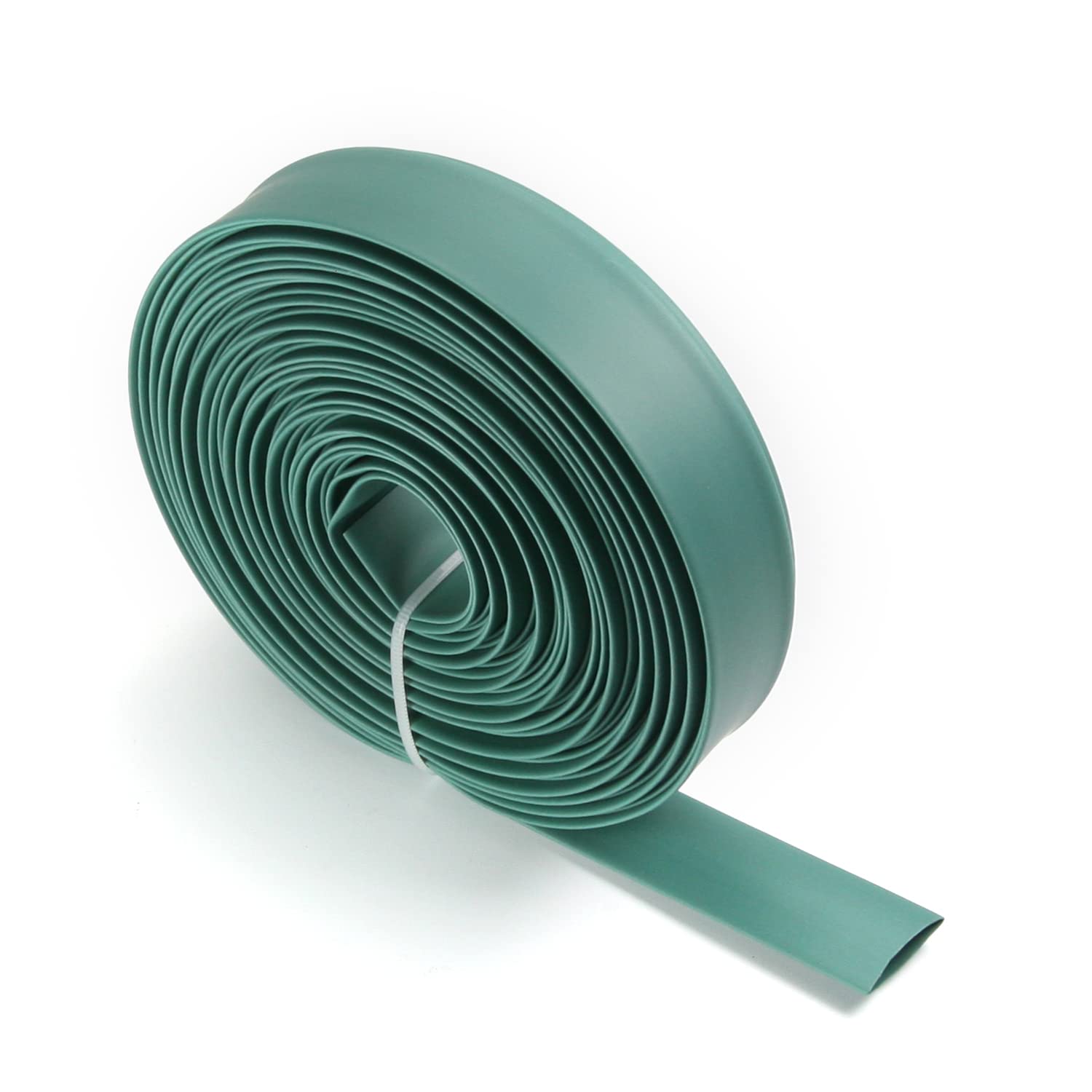 Othmro 1pc Heat Shrink Tubing, 13mm ID Shrink Tube Electric Insulation Tube, 2:1 Ratio Heat Shrink Sleeving Cable Protector—Green (Length: 10m)
