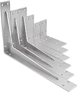 YUMORE 250x150x50mm L Shelf Brackets Stainless Steel Heavy Duty 2 Pack view 9