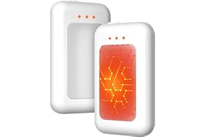 Jerritte Electric Hand Warmers Rechargeable, 6400mAh Rechargeable Hand Warmer, 16 Hrs Portable Hand Warmer for Outdoor Camping Hunting Golf Accessories, Gifts for Women Men